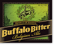 Van den Bossche Buffalo Bitter beer Label Full Size