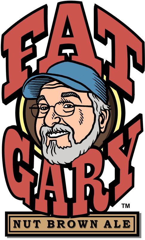 East End Fat Gary Nut Brown beer Label Full Size