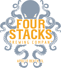 Four Stacks GoldenX beer Label Full Size