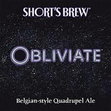 Short's Obliviate beer Label Full Size