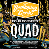 Neshaminy Creek Barrel Aged Four Corners Quad beer