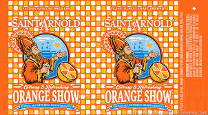 Saint Arnold Orange Show beer Label Full Size