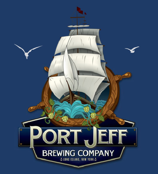 Port Jeff Runaway Ferry Imperial IPA with Bacon beer Label Full Size