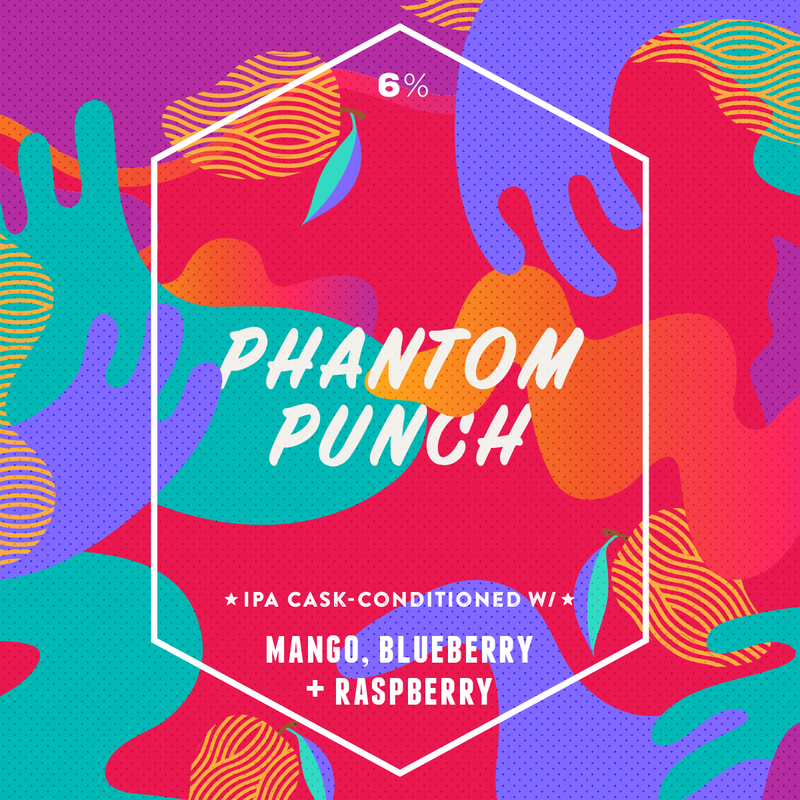 Long Live Phantom Punch beer Label Full Size