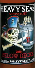 Heavy Seas Below Decks 2009 beer Label Full Size