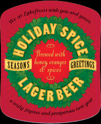 Lakefront Holiday Spice 2011 beer Label Full Size