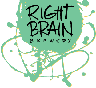 Right Brain Mr. Blue Sky beer Label Full Size