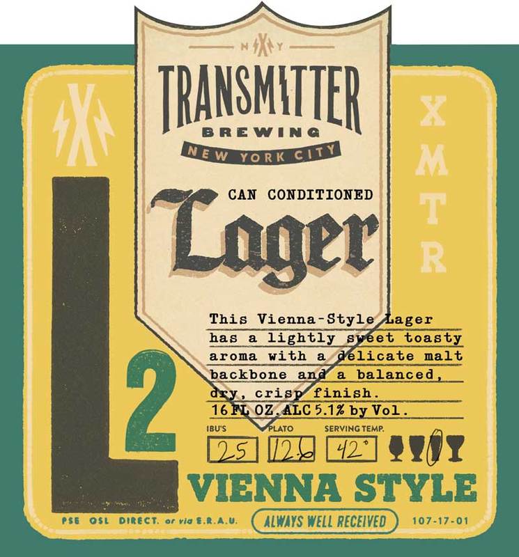 Transmitter L2 Vienna Lager beer Label Full Size