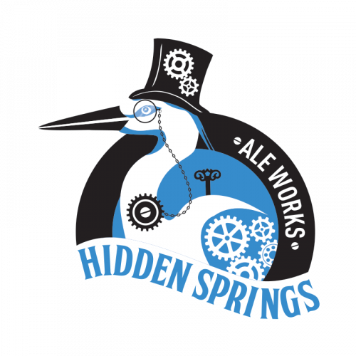 Hidden Springs Nitro Peanut Butter Deja Moo beer Label Full Size