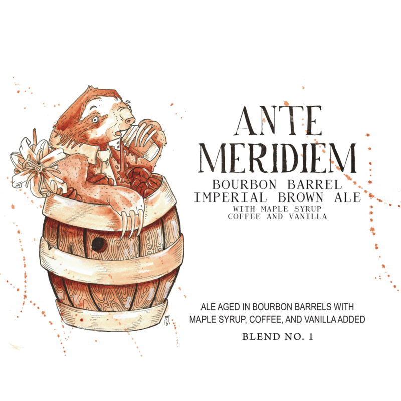 Monday Night Ante Meridiem beer Label Full Size