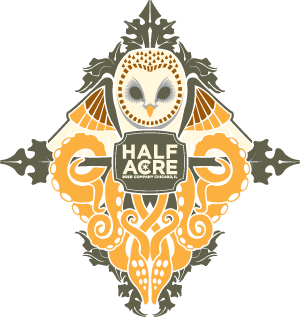 Half Acre Tomten beer Label Full Size