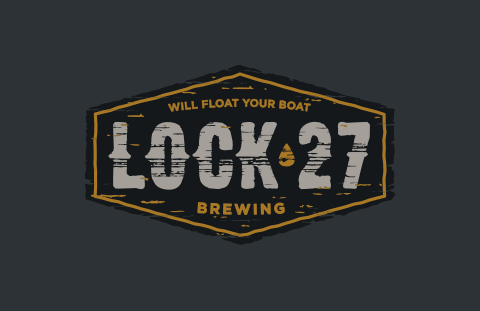 Lock 27 Waterway beer Label Full Size