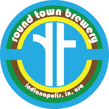 Round Town 98 Stout beer Label Full Size