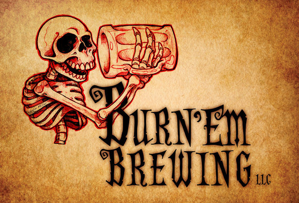 Burn 'Em The Hop Puréed beer Label Full Size