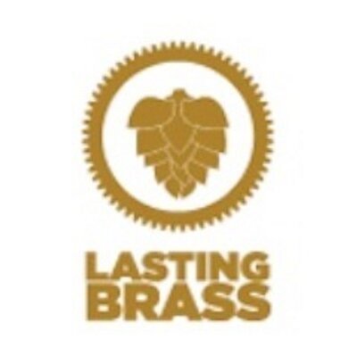 Lasting Brass Y'all Know the Name beer Label Full Size
