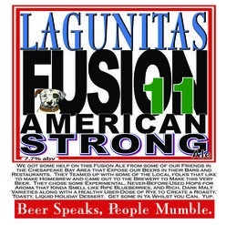 Lagunitas Fusion 11 beer Label Full Size