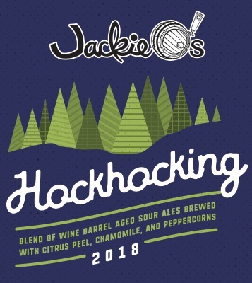 Jackie O's Hockhocking 2018 beer Label Full Size