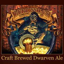 Fantasy Burdisson's Dwarven Ale beer Label Full Size