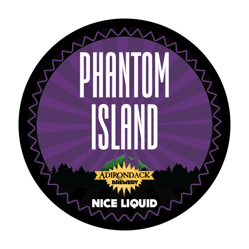 Adirondack Phantom Island beer Label Full Size