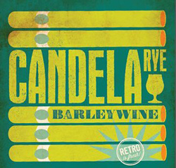 Green Flash + Cigar City Candela Rye beer Label Full Size