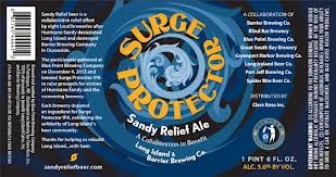 Blue Point Surge Protector beer Label Full Size