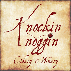 Knockin Noggin  Hard Cranberry Cider beer Label Full Size