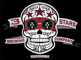 3 Stars 808's Double Dry-Hopped Double IPA beer Label Full Size