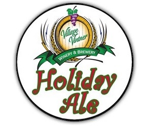 Village Vintner Holiday Ale beer Label Full Size