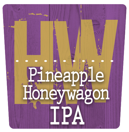 Moeller Brew Barn - Pineapple Honeywagon IPA beer Label Full Size