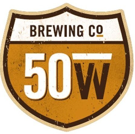 Fifty West Fill the Tank beer Label Full Size