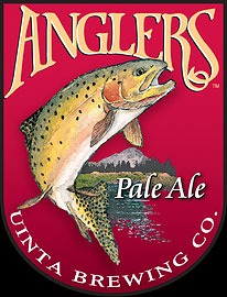 Uinta Anglers Pale Ale beer Label Full Size