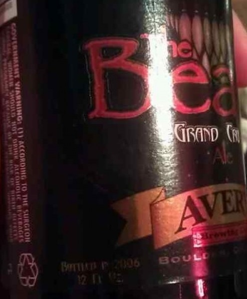 Avery The Beast Grand Cru 2006 beer Label Full Size