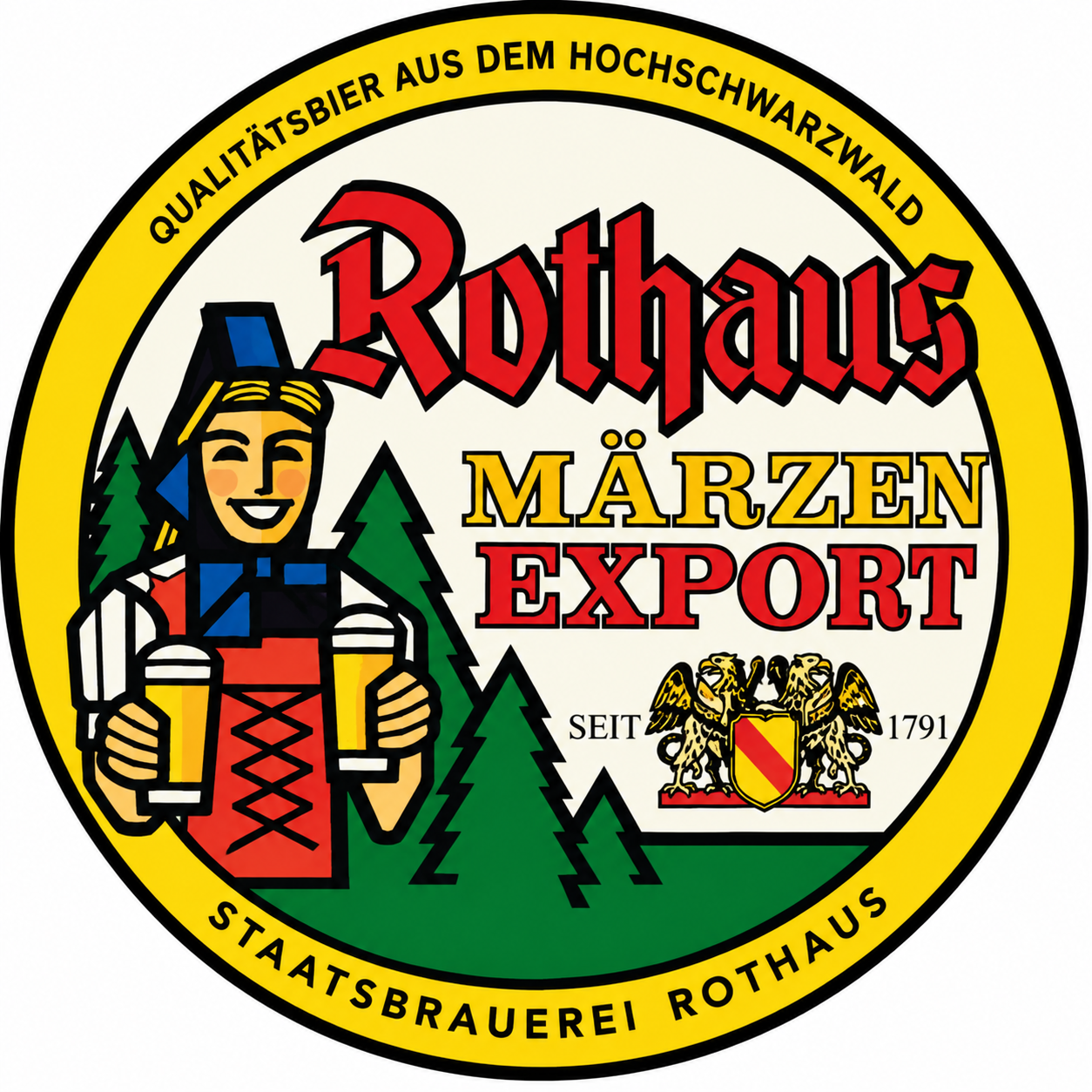 Rothaus Eiszäpfle Märzen Export beer Label Full Size