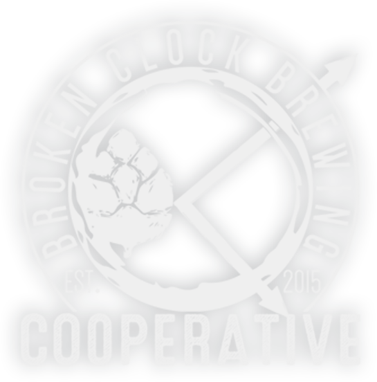 Broken Clock Red Ale Riot beer Label Full Size