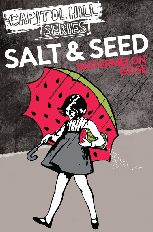 Elysian Salt and Seed Watermelon beer Label Full Size