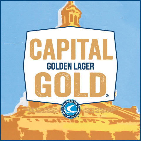 Confluence Capital Gold beer Label Full Size