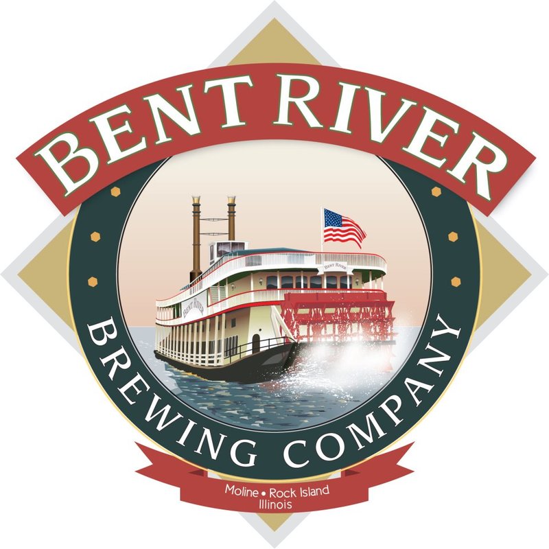 Bent River Randalled American Wheat beer Label Full Size