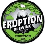 Eruption Brewing ERUPTION IPA beer Label Full Size