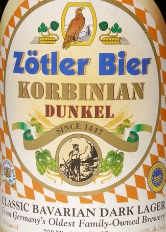 Zotler Korbinian Dunkel beer Label Full Size