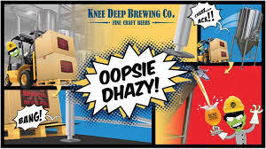 Knee Deep Oopsie Dhazy beer Label Full Size