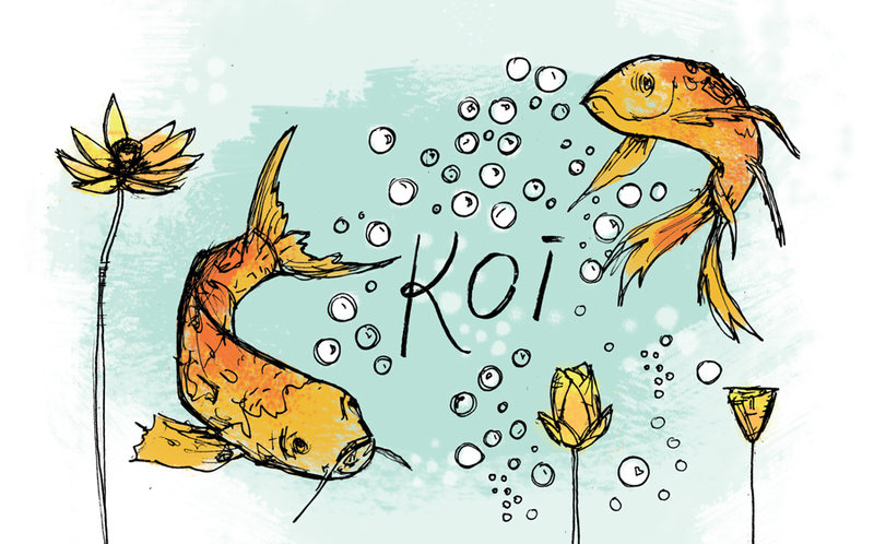 Off Color Koi beer Label Full Size