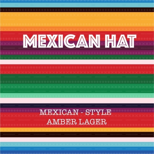 Solid Ground Mexican Hat beer Label Full Size