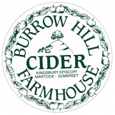 Burrow Hill Farm Pressed Cider beer Label Full Size