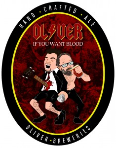 Oliver If You Want Blood beer Label Full Size