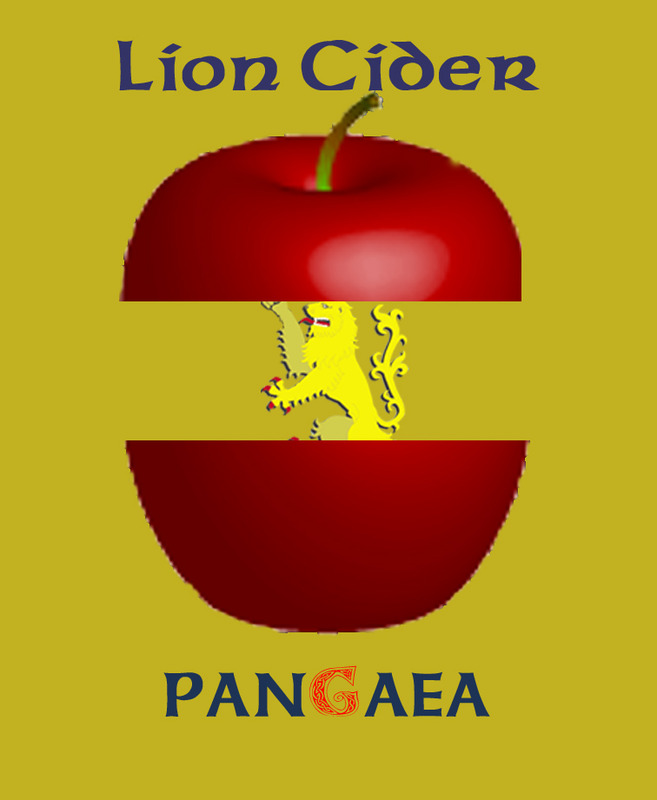 Pangaea Lion Cider beer Label Full Size