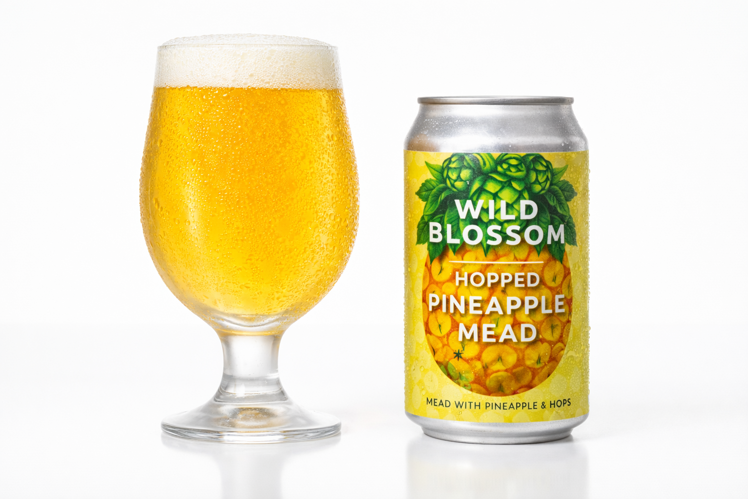 Wild Blossom Hopped Pineapple beer Label Full Size