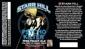 Starr Hill Psycho Kilter beer Label Full Size
