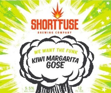 Short Fuse Kiwi Margarita beer Label Full Size