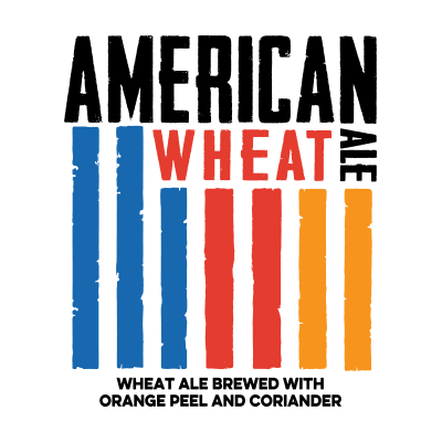 TUPPS American Wheat beer Label Full Size