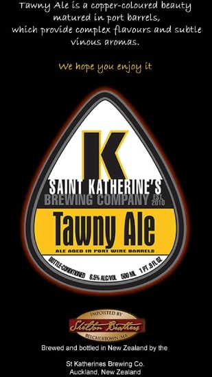 Saint Katherine’s Tawny Ale beer Label Full Size